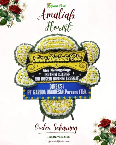 Papan Bunga Duka di Jaya